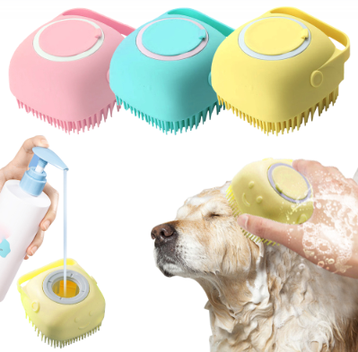 Soft Silicone Dog Massage Brush